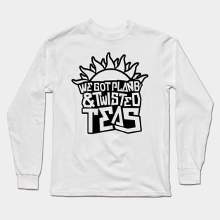 Plan Bs & Twisted Teas - Black Outline Long Sleeve T-Shirt